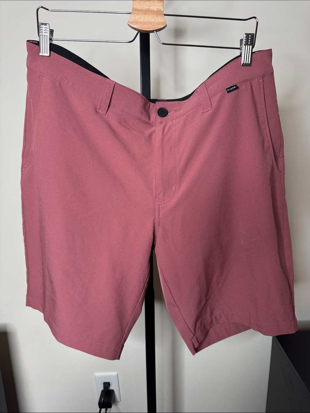Travis Mathew Rose Pink Flat Front Men's Shorts